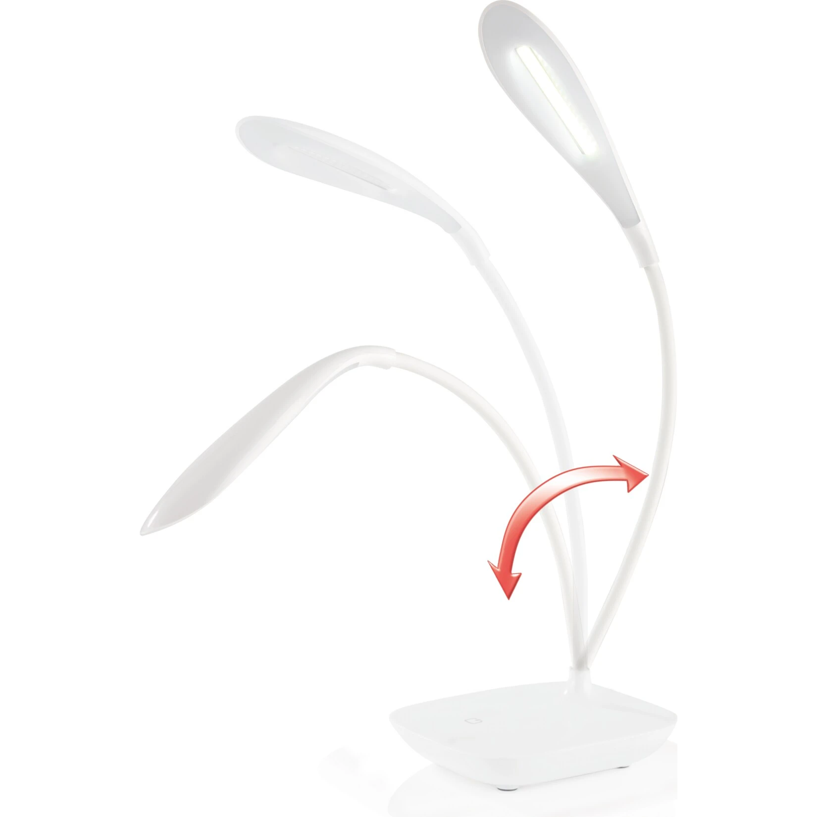 EASYmaxx LED-Tischleuchte Daylight 3,7V Weiß Micro-USB 1200mAh – Bild 4