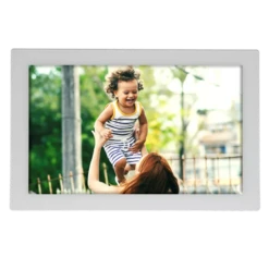 Denver PFF-1037 10.1’’Digitaler Bilderrahmen Weiß, Mit Wi-Fi Und Touch