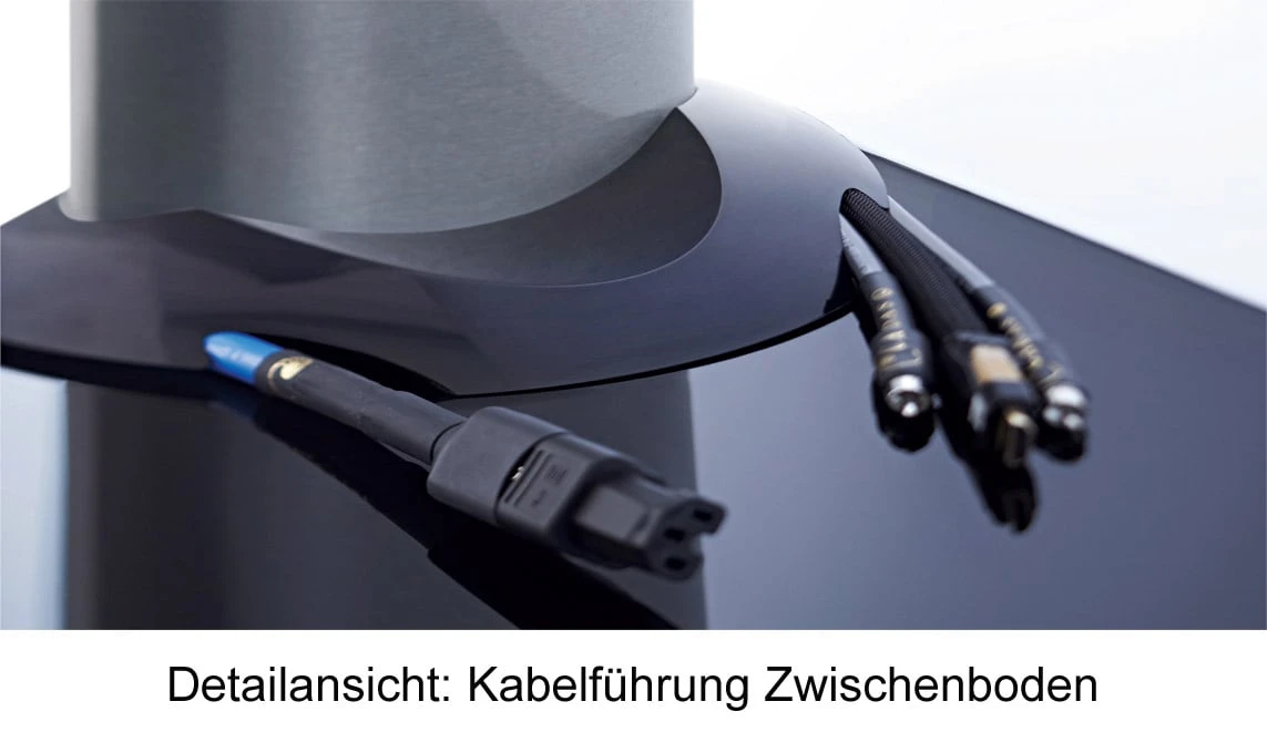 VCM Universal TV VESA Standfuß Ständer Fernseh Rack Alu Glas Amalo Maxi - Image 3