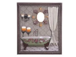 Möbel Direkt Online Metallbild 3D-Optik Bad