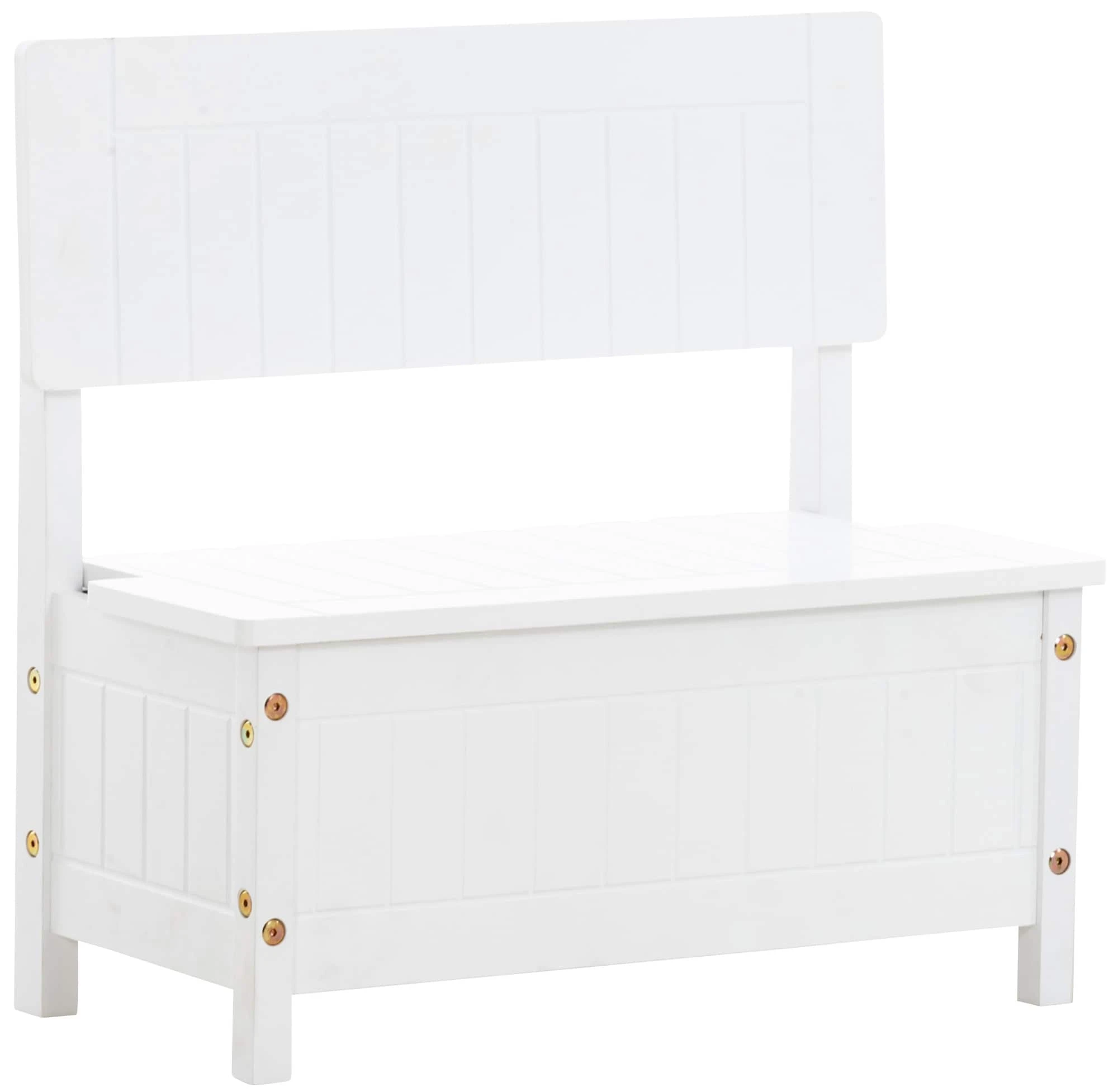 CLP Truhenbank Ninda I Kindersitzbank Aus Holz I Spielzeugkiste I Aufbewahrungstruhe