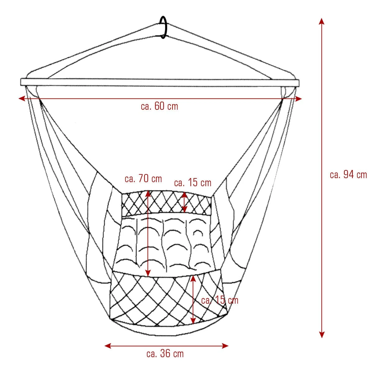 Babyhängematte Baby-Feder-Wiege Mit Spreizstab | 100% Baumwolle Naturstoff | Kinderhängematte Hängew - Image 3