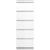 Nada Kommode 5 Schubladen Weiss Hochglanz Sideboard Highboard Schrank Flur Diele