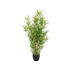 Kunstpflanze MINI BAMBUS Kunststoff, Stoff Hjh OFFICE