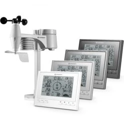 BRESSER 7-in-1 Exklusive ClimateScout Funk-Wetterstation Farbe: Schwarz