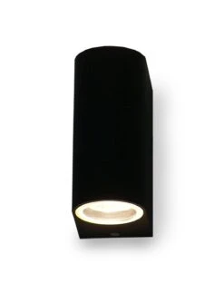 Wandleuchte UpDown Black Für Aussen + Innen 2x GU10 10217