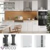 VICCO Hängeschrank 60 Cm Weiß Küchenzeile Unterschrank Fame