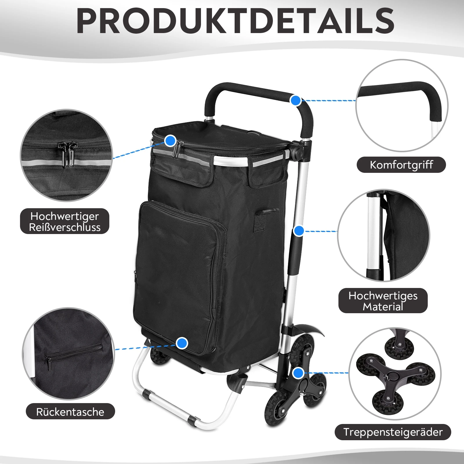 Aktivshop Treppensteiger-Einkaufsroller Premium - Image 3