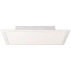 AEG Lampe Merrie LED Deckenaufbau-Paneel 42x42cm RGB Sand/weiß | 1x 32W LED Integriert, (2600lm, 2700-6500K) | Mit Fernbedienung / Stufenlos Dimmbar