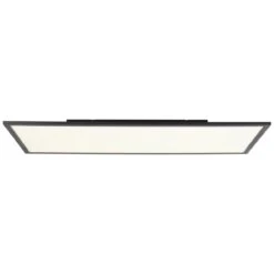 BRILLIANT Lampe, Jacinda LED Deckenaufbau-Paneel 80x40cm Sand Schwarz, 1x LED Integriert, 37W LED Integriert, (3800lm, 2700-6200K), Über Fernbedienung Steuerbar / Dimmbar